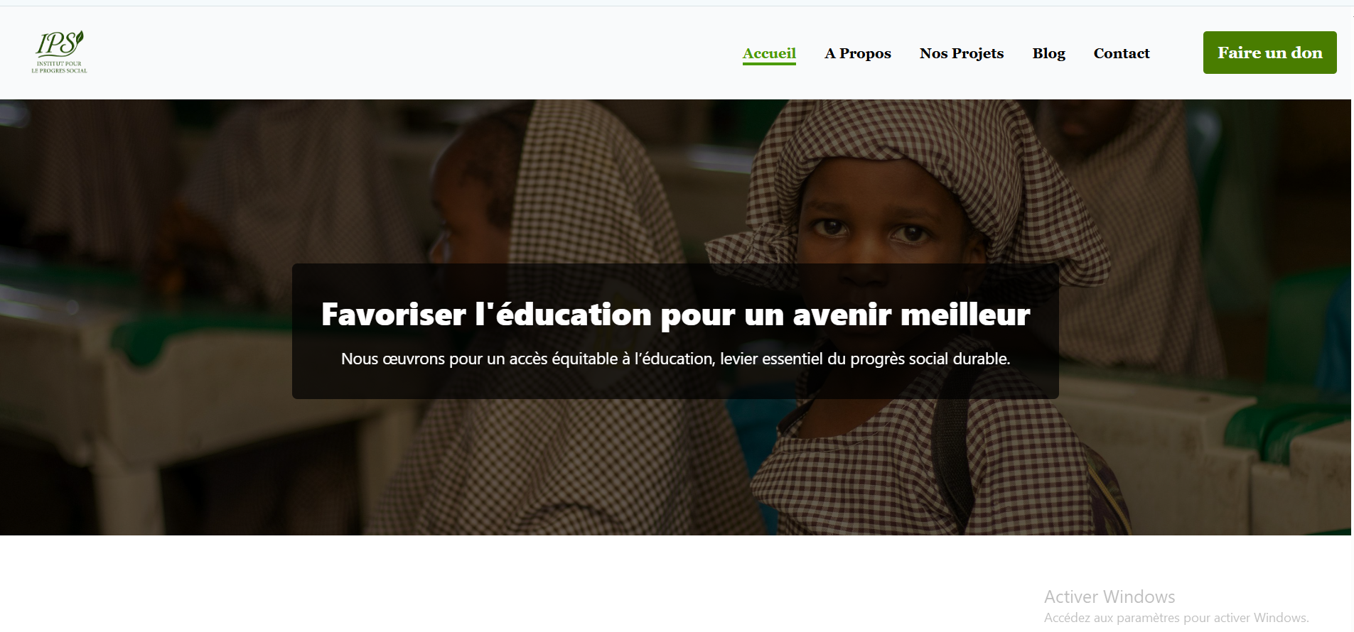 Institut pour le progrès social